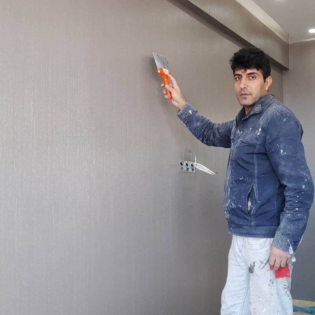 Evinizin Boyacısı tamamlanmış boya çalışması