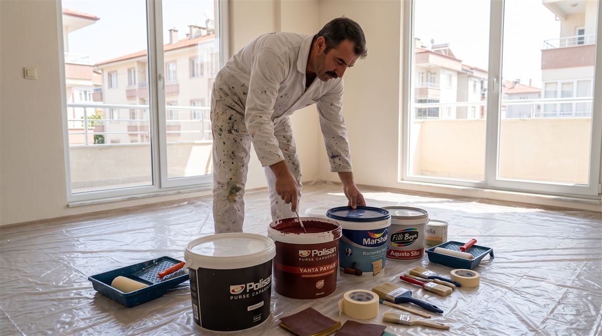 Kullandığımız boya markalarından örnekler